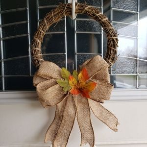 Small fall wreath